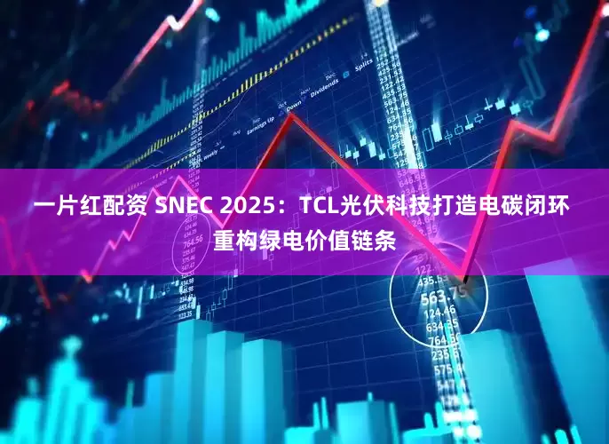 一片红配资 SNEC 2025：TCL光伏科技打造电碳闭环 重构绿电价值链条