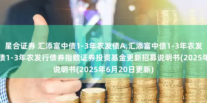 星合证券 汇添富中债1-3年农发债A,汇添富中债1-3年农发债C: 汇添富中债1-3年农发行债券指数证券投资基金更新招募说明书(2025年6月20日更新)